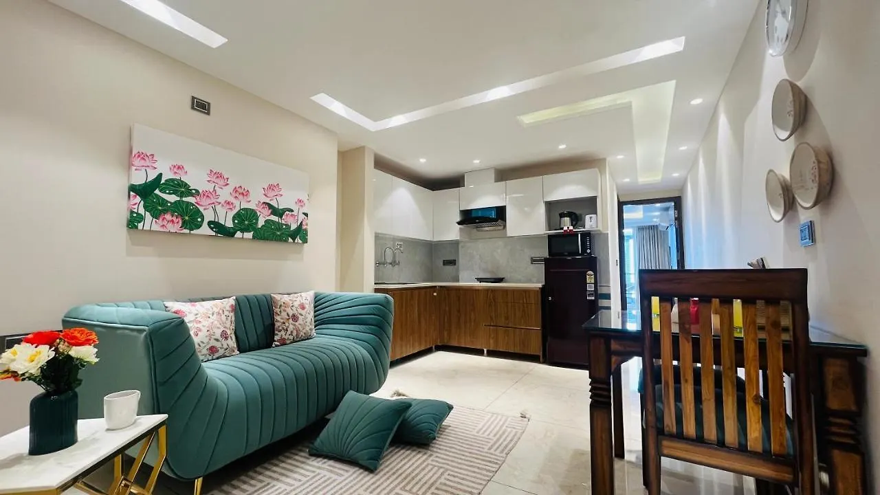 Bluo 1Bhk Suite - Balcony, Lift, Gym, Parking 구르가온 인도